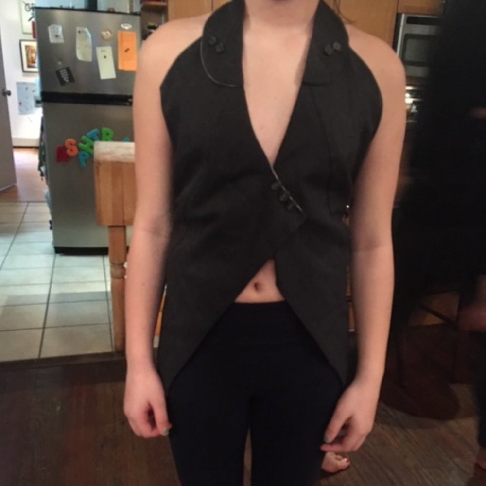 Tailored Vest from London, Contemporary details